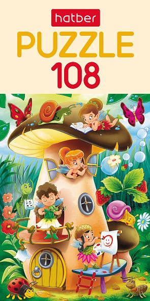 Изображение товара Пазл Hatber Маленькие феи / 108ПЗ4_19483 (108эл)