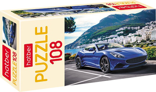 Изображение товара Пазл Hatber Роскошное авто / 108ПЗ4_32824 (108эл)