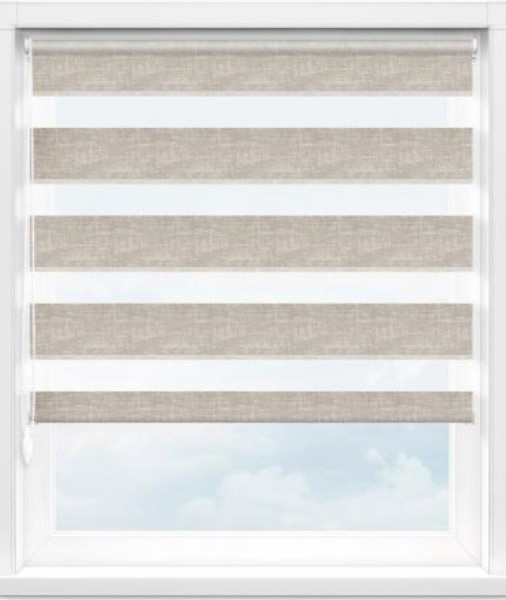 Изображение товара Рулонная штора Jalux День-Ночь Аура aura 100x160 (бежевый)