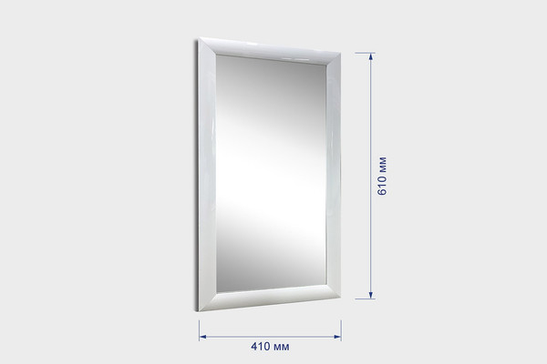 Изображение товара Зеркало Silver Mirrors Глянец белый 41x61 / ФР-00001092