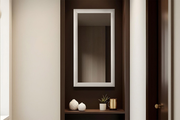 Изображение товара Зеркало Silver Mirrors Глянец белый 50x95 / ФР-00001090