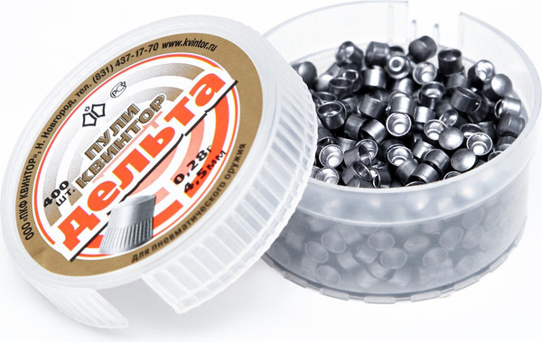 Изображение товара Пульки для пневматики Квинтор Дельта 4.5мм (400шт)