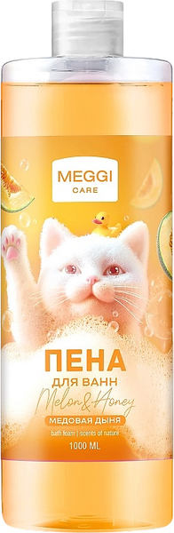 Изображение товара Пена для ванны Meggi Care Медовая дыня (1л)
