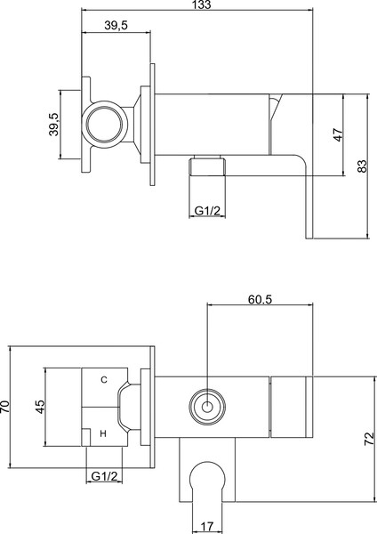 Изображение товара Гигиенический душ Roxen Caspia 50096000-GB