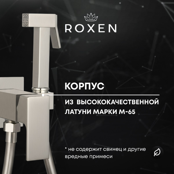 Изображение товара Гигиенический душ со смесителем Roxen Caspia 50096000-BN