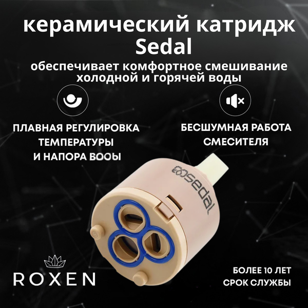Изображение товара Гигиенический душ со смесителем Roxen Santi 50094000-GB