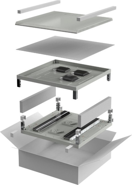 Изображение товара Крыша и основание для электромонтажного шкафа ITK Linea N / LN35-XXX61-Y (серый)