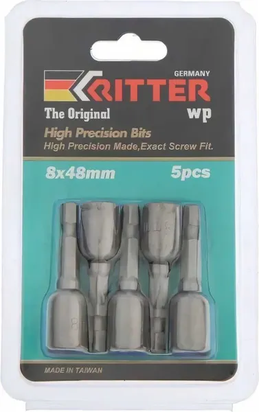 Изображение товара Набор головок слесарных RITTER WP 8x48мм / PS20140848