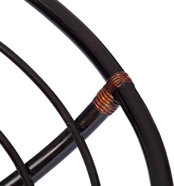 Изображение товара Диван садовый Tetchair Mamasan 23/02 W с подушкой (античный черно-коричневый/олива)