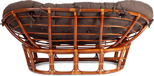 Изображение товара Диван садовый Tetchair Mamasan 23/02 W с подушкой (коньяк/коричневый)