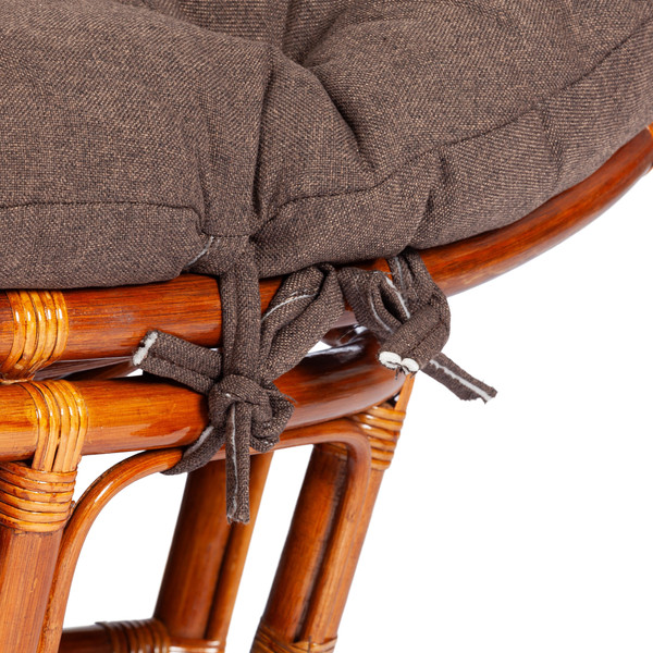 Изображение товара Диван садовый Tetchair Mamasan 23/02 W с подушкой (коньяк/коричневый)