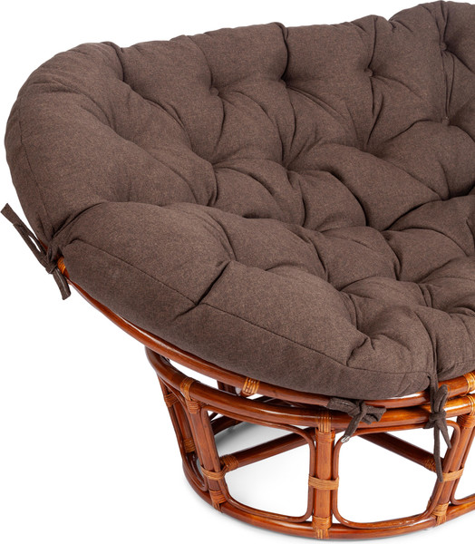 Изображение товара Диван садовый Tetchair Mamasan 23/02 W с подушкой (коньяк/коричневый)