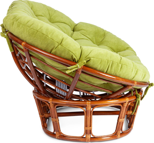 Изображение товара Диван садовый Tetchair Mamasan 23/02 W с подушкой (коньяк/олива)