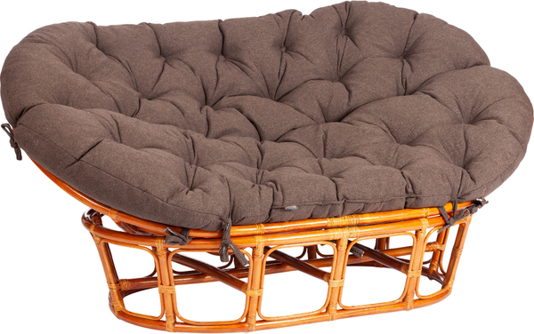 Изображение товара Диван садовый Tetchair Mamasan 23/02 W с подушкой (мед/коричневый)