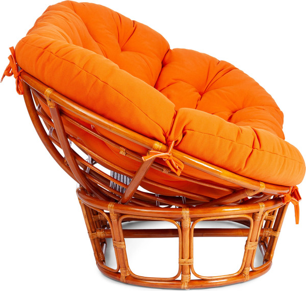 Изображение товара Диван садовый Tetchair Mamasan 23/02 W с подушкой (мед/оранжевый)