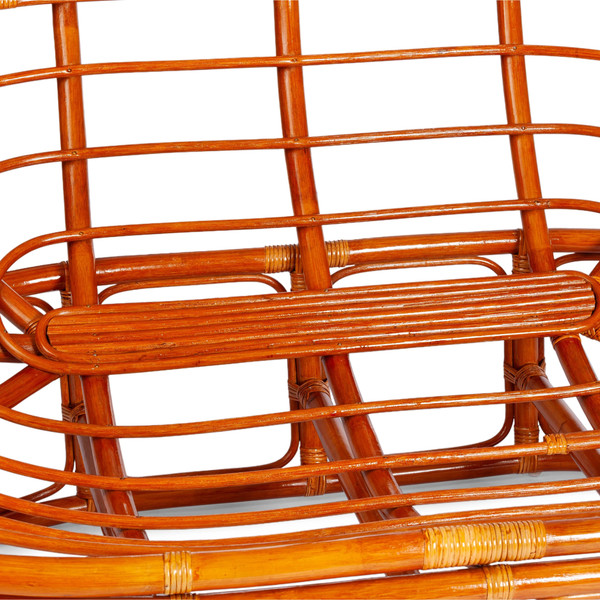 Изображение товара Диван садовый Tetchair Mamasan 23/02 W с подушкой (мед/оранжевый)