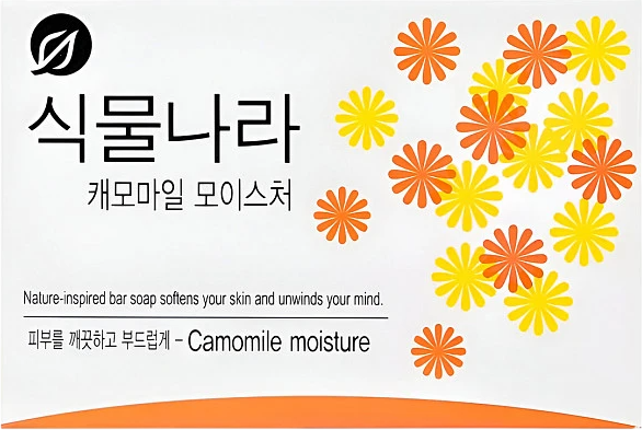 Изображение товара Мыло твердое Lion Shingmulnara Soap Chamomile Moisture (90г)