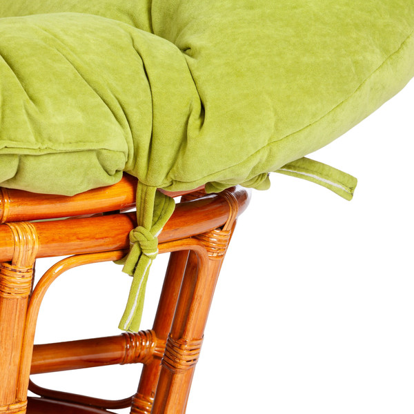 Изображение товара Диван садовый Tetchair Mamasan 23/02 W с подушкой (мед/олива)