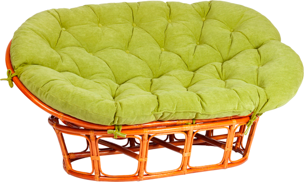 Изображение товара Диван садовый Tetchair Mamasan 23/02 W с подушкой (мед/олива)