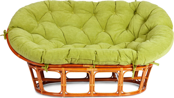 Изображение товара Диван садовый Tetchair Mamasan 23/02 W с подушкой (мед/олива)