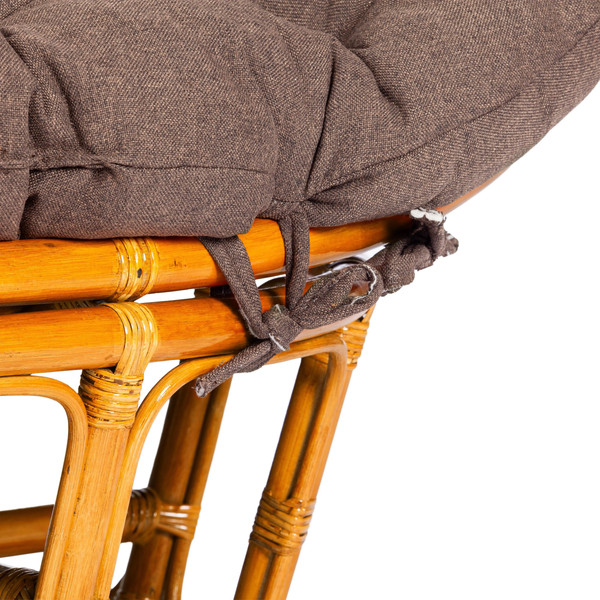 Изображение товара Диван садовый Tetchair Mamasan 23/02 W с подушкой (орех/коричневый)