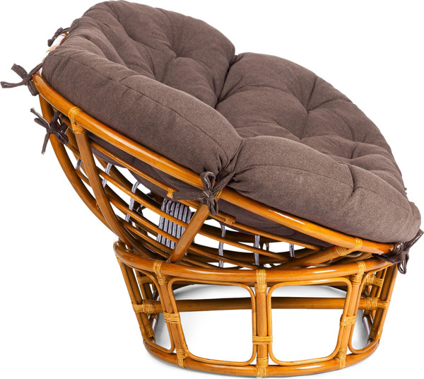 Изображение товара Диван садовый Tetchair Mamasan 23/02 W с подушкой (орех/коричневый)