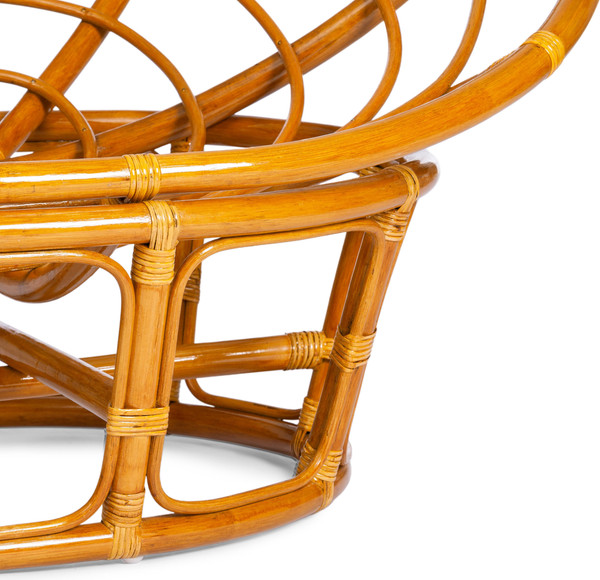 Изображение товара Диван садовый Tetchair Mamasan 23/02 W с подушкой (орех/оранжевый)