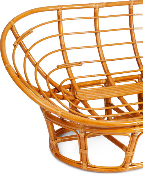 Изображение товара Диван садовый Tetchair Mamasan 23/02 W с подушкой (орех/оранжевый)