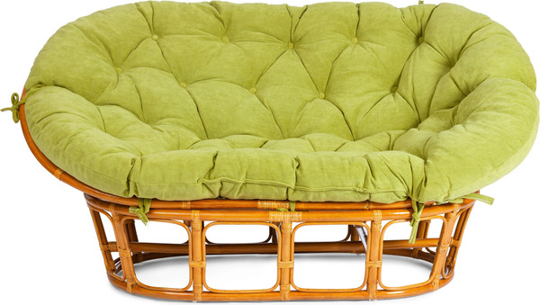 Изображение товара Диван садовый Tetchair Mamasan 23/02 W с подушкой (орех/олива)