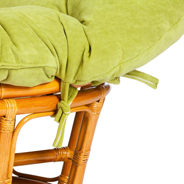 Изображение товара Диван садовый Tetchair Mamasan 23/02 W с подушкой (орех/олива)