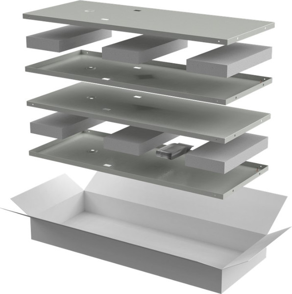 Изображение товара Комплект панелей для щита ITK Linea N / LN35-38UX1-X (4шт, серый)