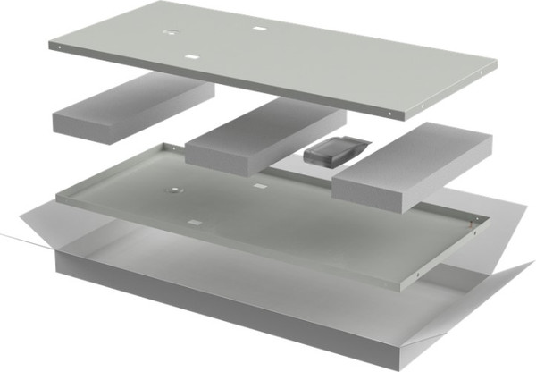 Изображение товара Комплект панелей для щита ITK Linea N / LN35-18UX6-X (2шт, серый)