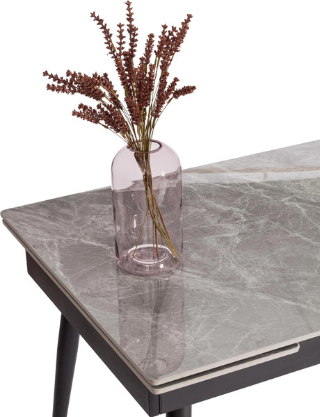 Изображение товара Обеденный стол Tetchair Lord Grey 180x80x75 (серый/черный)