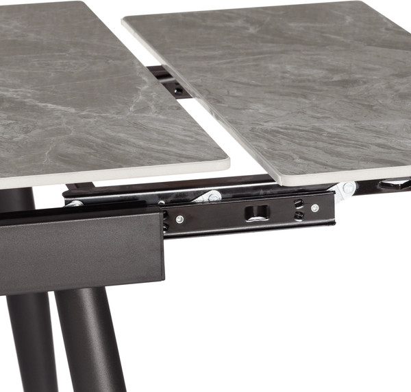 Изображение товара Обеденный стол Tetchair Lord Grey 180x80x75 (серый/черный)