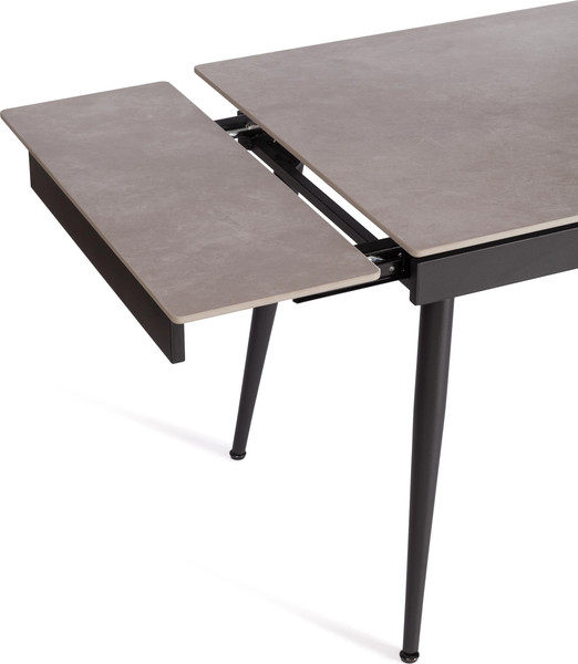 Изображение товара Обеденный стол Tetchair Lord Grey 180x80x75 ( светло-серый/черный)