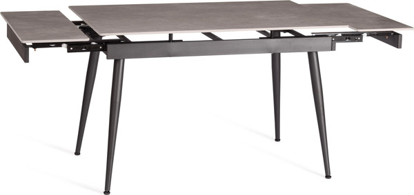 Изображение товара Обеденный стол Tetchair Lord Grey 180x80x75 ( светло-серый/черный)