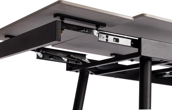 Изображение товара Обеденный стол Tetchair Lord Grey 180x80x75 ( светло-серый/черный)