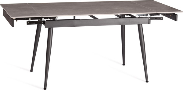 Изображение товара Обеденный стол Tetchair Lord Grey 180x80x75 ( светло-серый/черный)