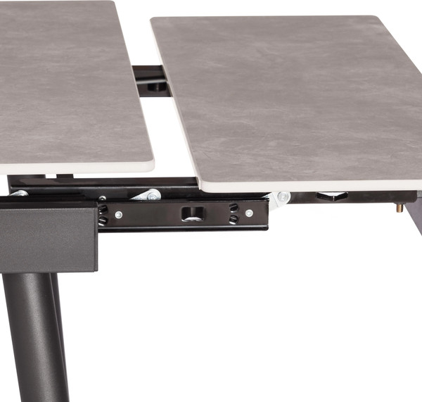 Изображение товара Обеденный стол Tetchair Lord Grey 180x80x75 ( светло-серый/черный)