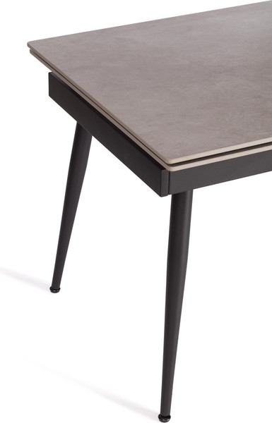 Изображение товара Обеденный стол Tetchair Lord Grey 180x80x75 ( светло-серый/черный)