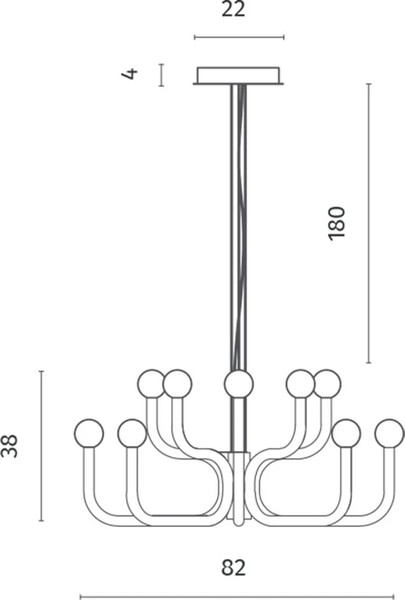 Изображение товара Люстра Divinare 8194/06 LM-94
