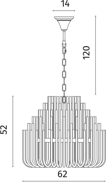 Изображение товара Люстра Divinare 6043/02 LM-10