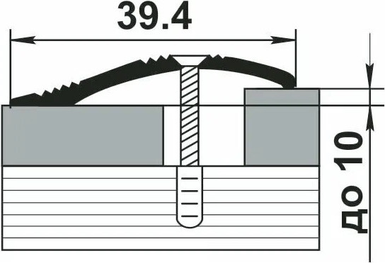 Изображение товара Порог Best Profile С4 КД 1.35/056 (графит)