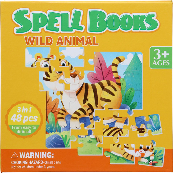 Изображение товара Пазл Sima-Land Книжка-деревяшка Животные / 10917282