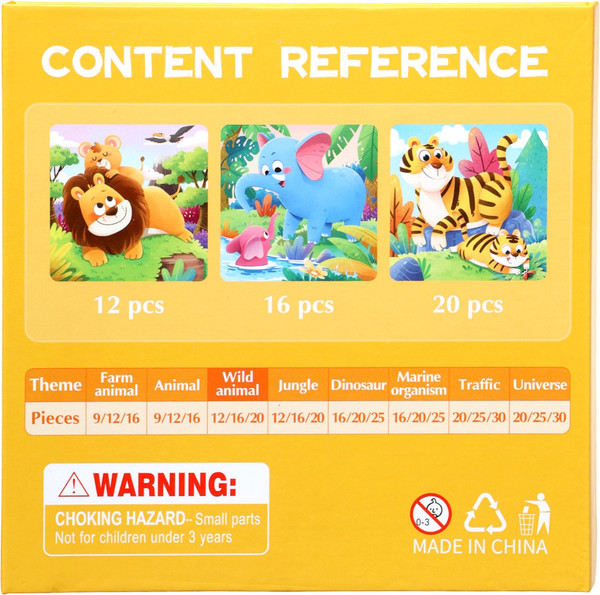 Изображение товара Пазл Sima-Land Книжка-деревяшка Животные / 10917282