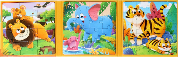 Изображение товара Пазл Sima-Land Книжка-деревяшка Животные / 10917282
