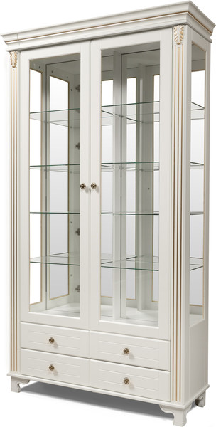 Изображение товара Шкаф с витриной ФорестДекоГрупп Бьянка 2 дверный