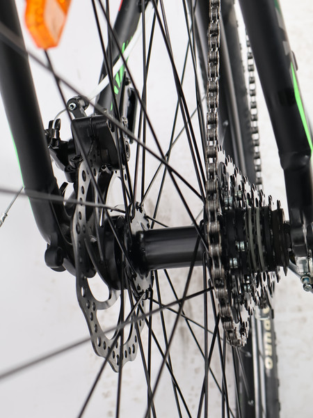 Изображение товара Велосипед Sparto Space 29 (21, матовый черный/зеленый)