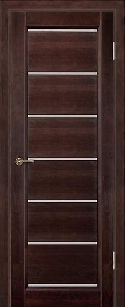 Изображение товара Дверь межкомнатная Vi Lario ЧО Премьер плюс 60x200 (венге)