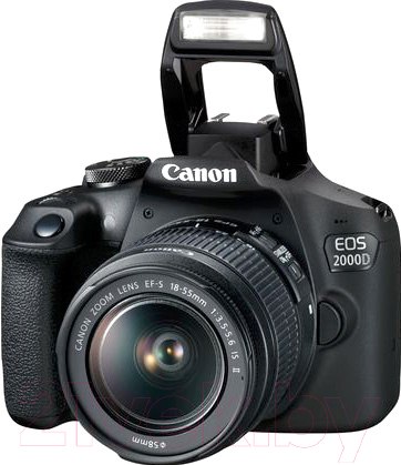 Изображение товара Зеркальный фотоаппарат Canon EOS 2000D Kit EF-S 18-55mm III / 2728C002AA